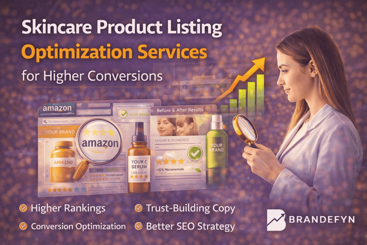 skincare product listing optimization services