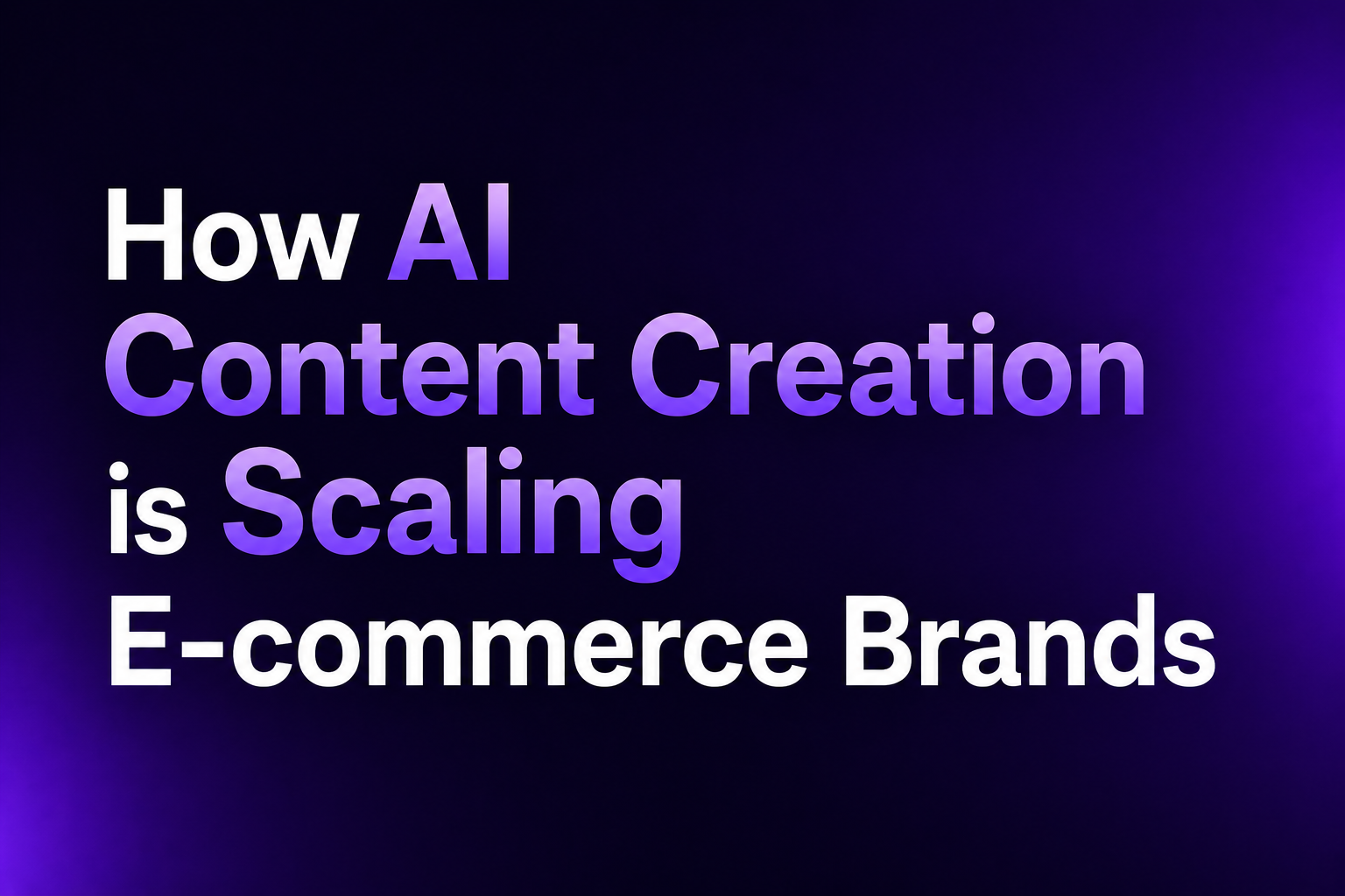 How AI is scaling e-commerce brands