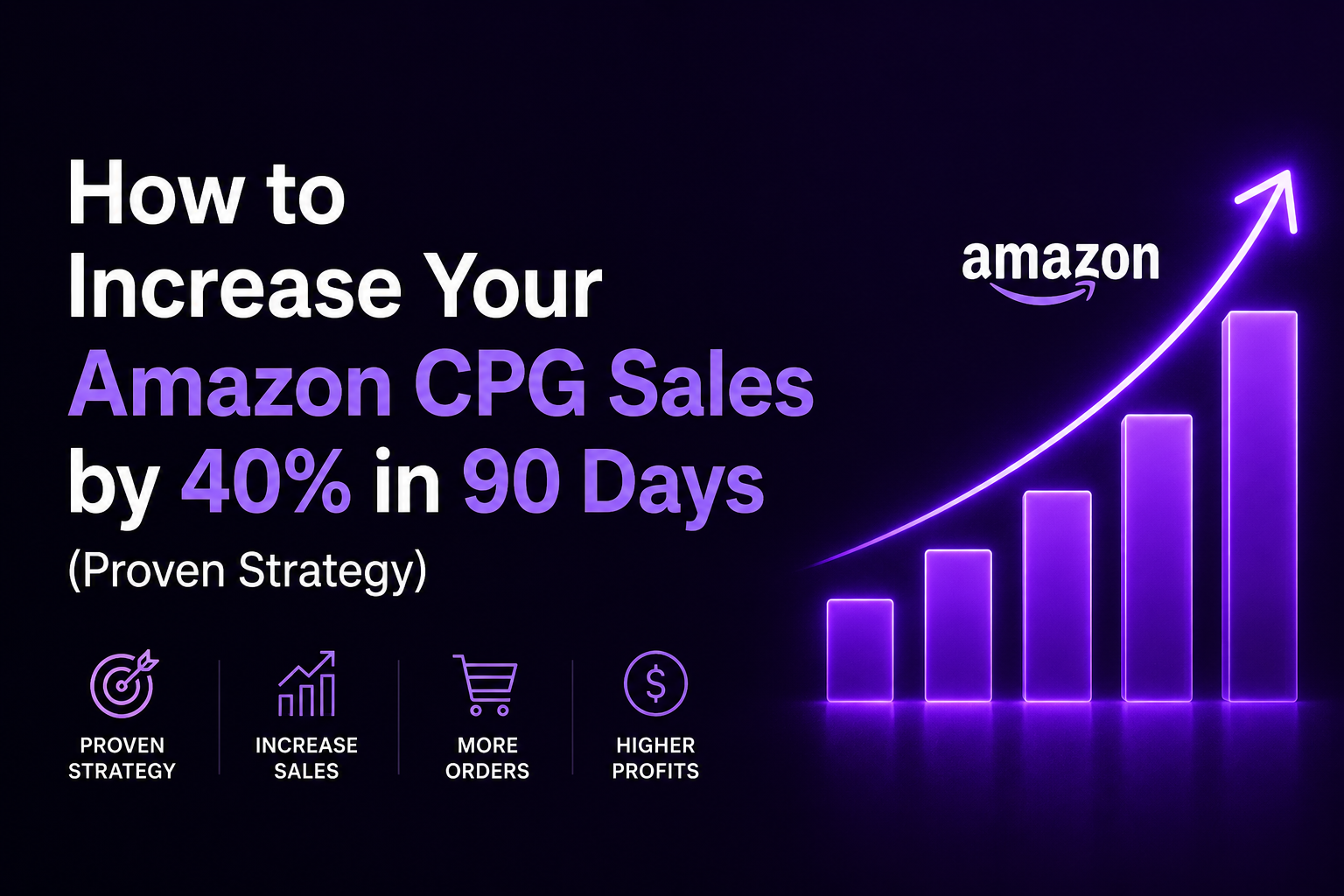 How to Increase Your Amazon CPG Sales by 40% in 90 Days (Proven Strategy)